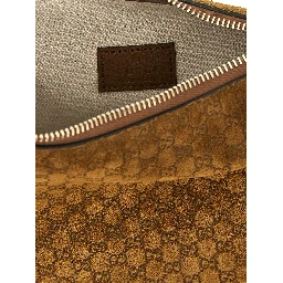 Brown Calfskin Shoulder Bag