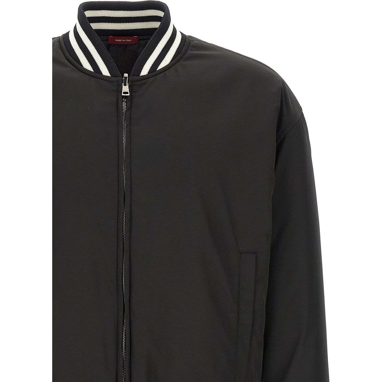 Bicolor Polyester Bomber
