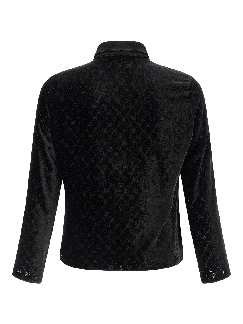 Black Viscose Blouse