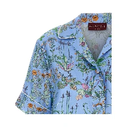 Blue Silk Blouse
