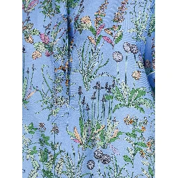 Blue Silk Blouse