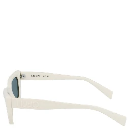 White Injected Sunglasses