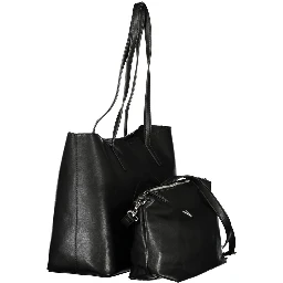 Nero Polyurethane Women's Handbag