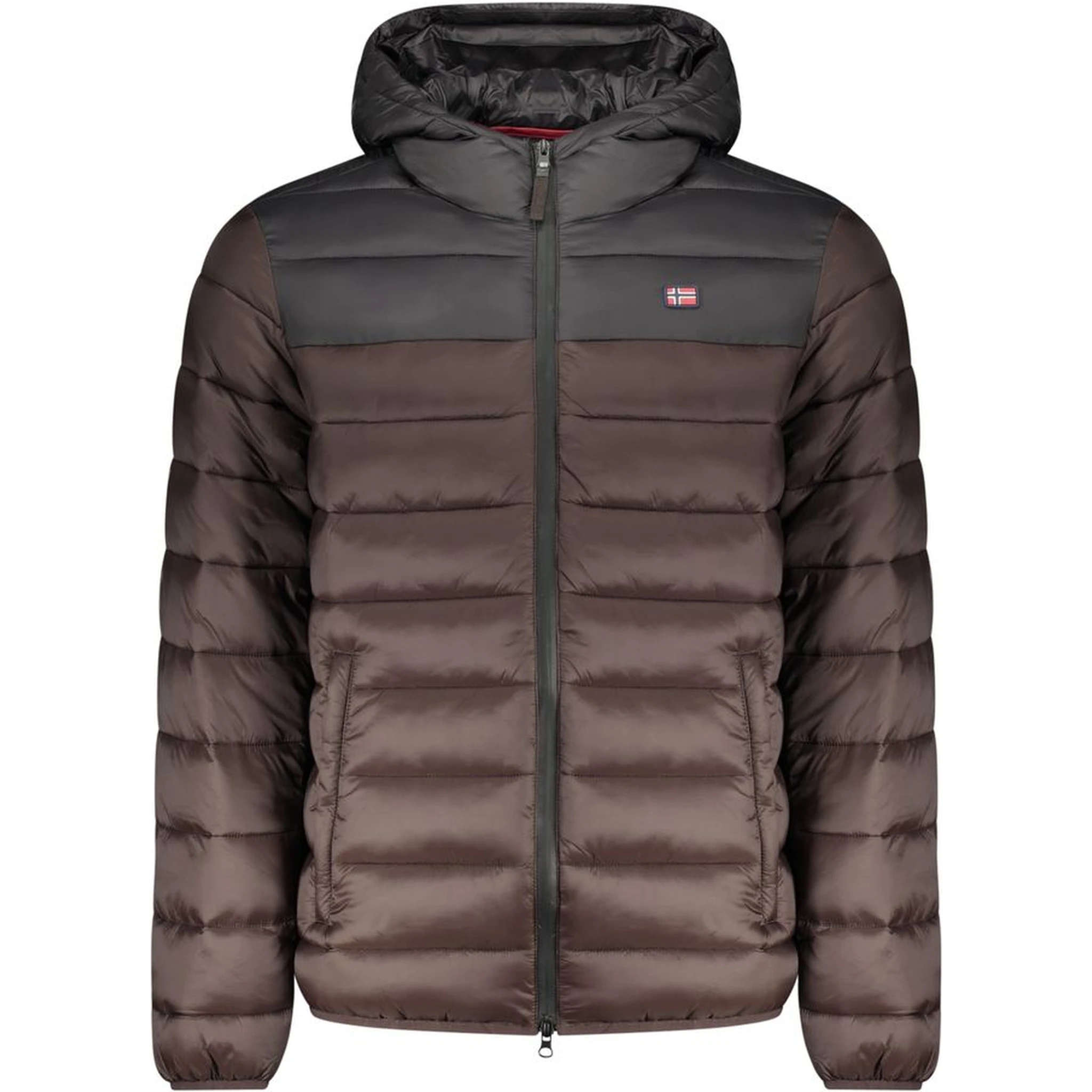 Marrone Poliammide Men's Jacket