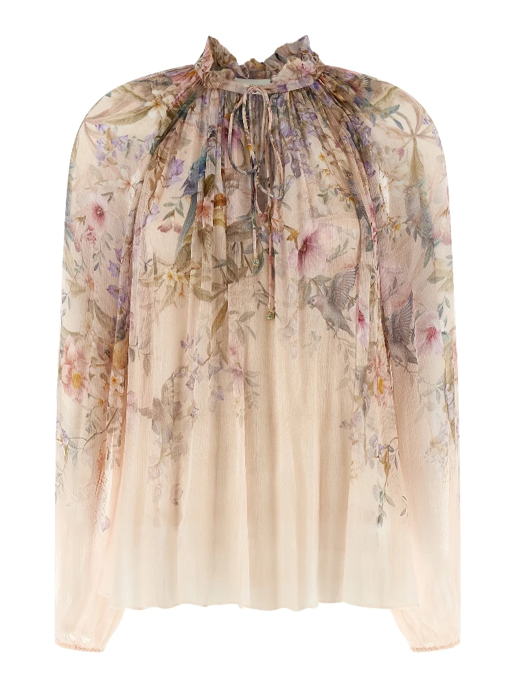 Multicolor Viscose Blouse