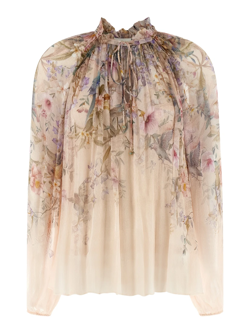 Multicolor Viscose Blouse