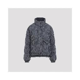 Miu MIu Reversible Checked Down Jacket