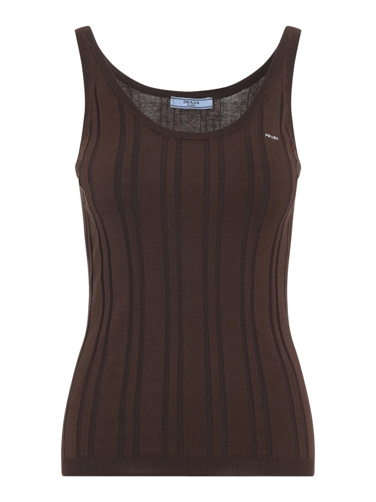 Prada Ribbed Knit Tank Top alternative