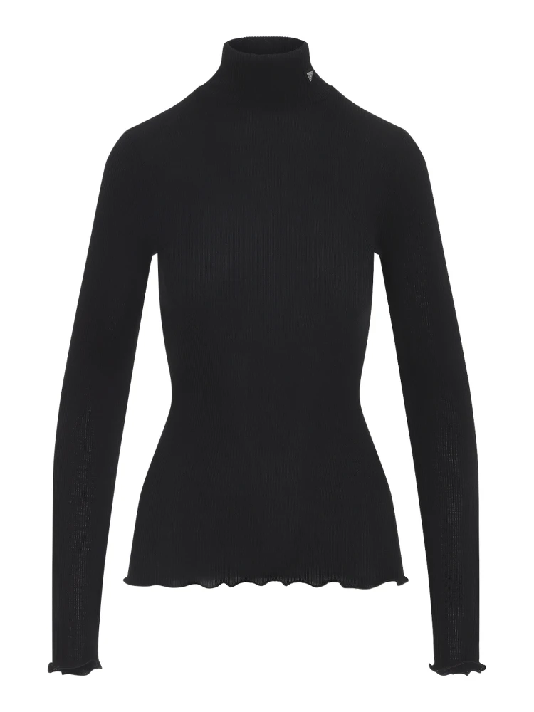 Prada Ribbed Knit Turtleneck Top alternative