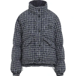 Miu MIu Reversible Checked Down Jacket