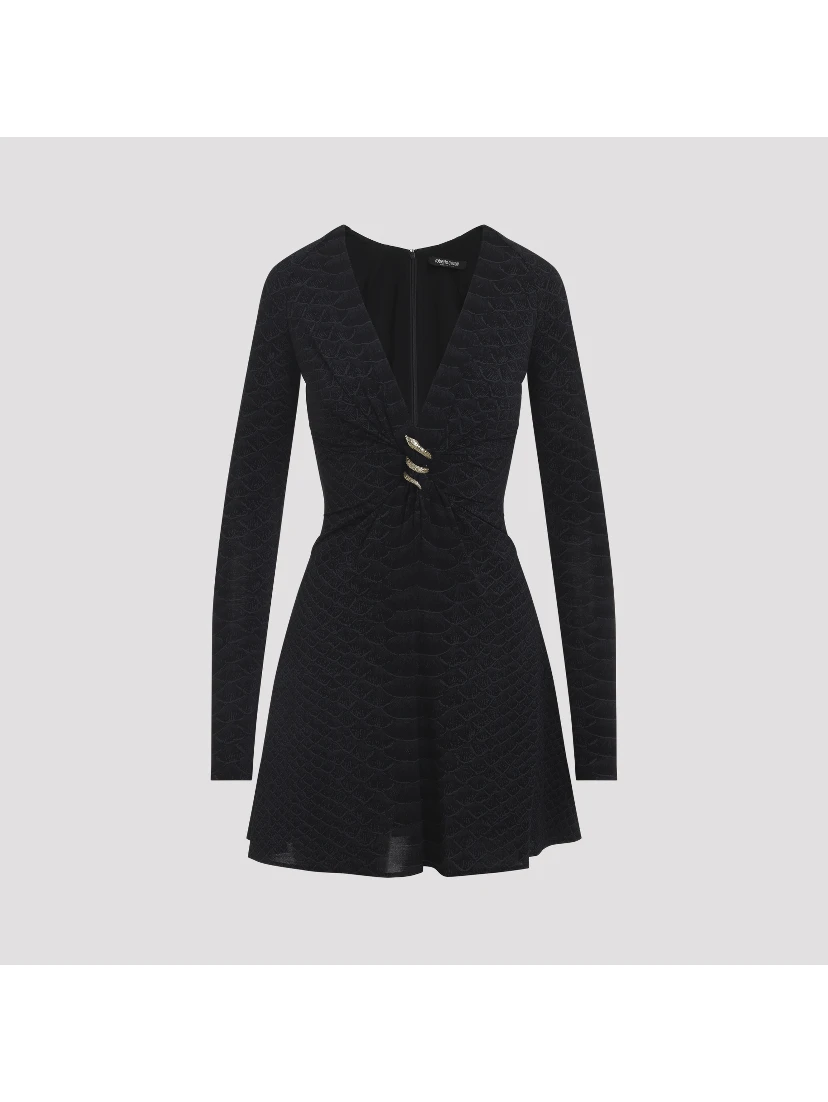 Roberto Cavalli Serpentine Mini Dress