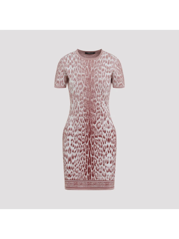 Roberto Cavalli Jaguar Print Dress