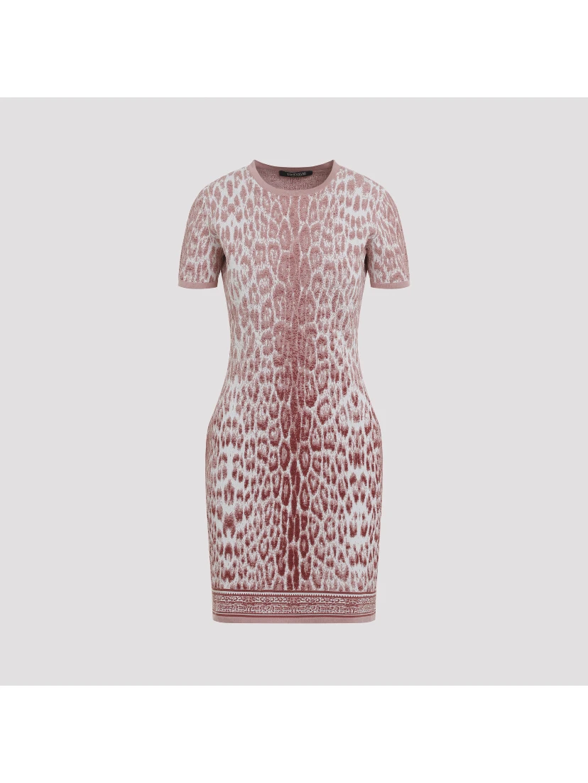 Roberto Cavalli Jaguar Print Dress