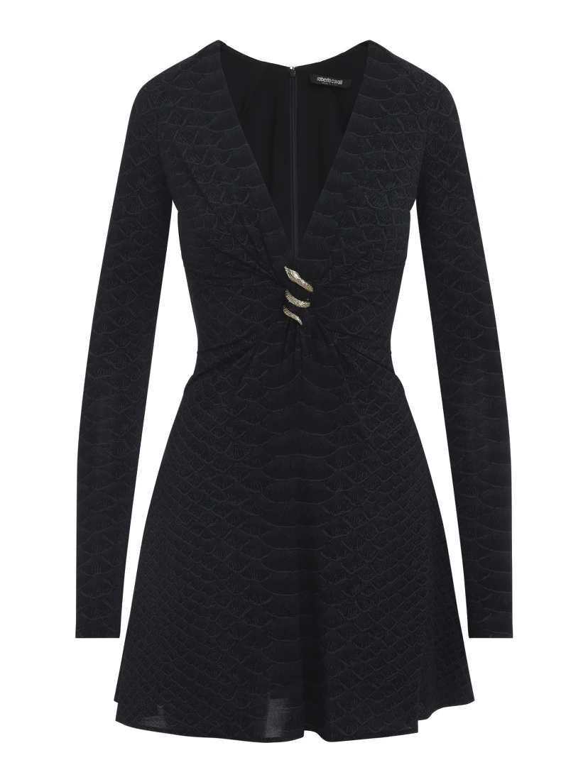 Roberto Cavalli Serpentine Mini Dress