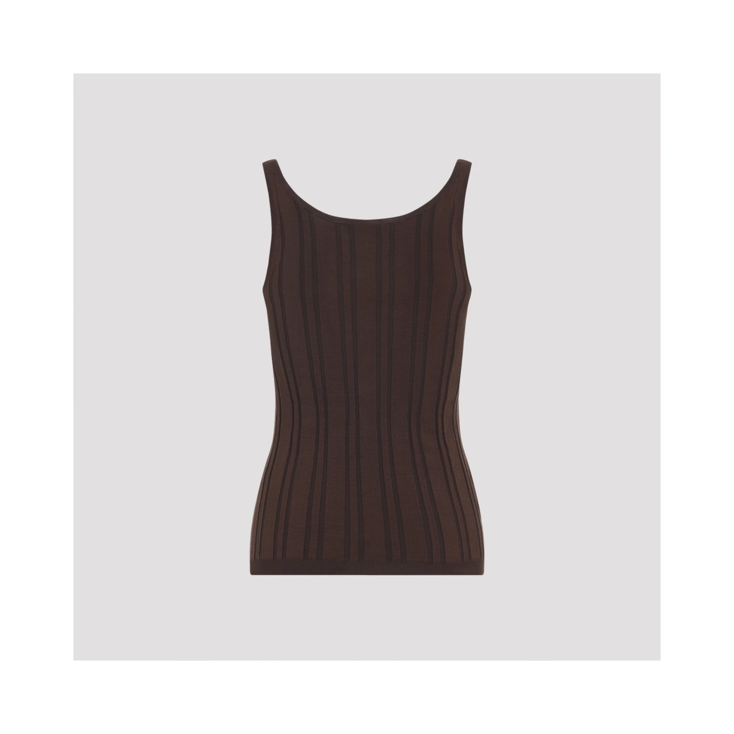 Prada Ribbed Knit Tank Top