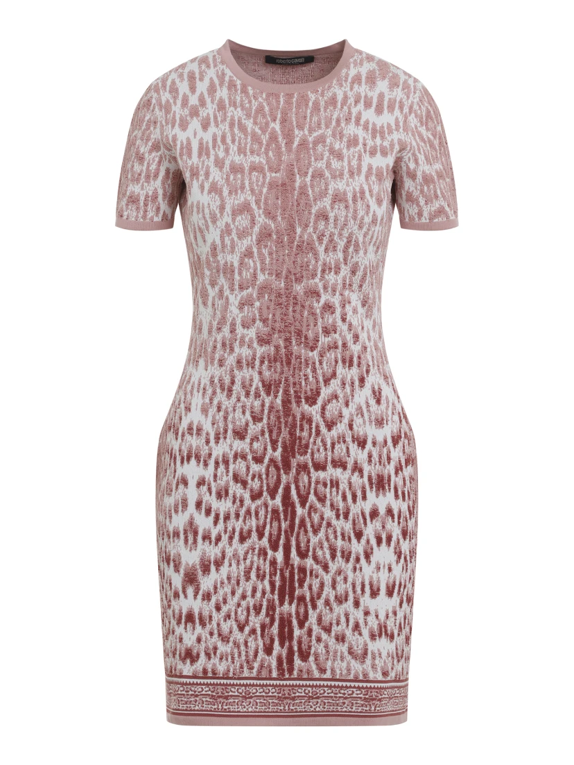 Roberto Cavalli Jaguar Print Dress