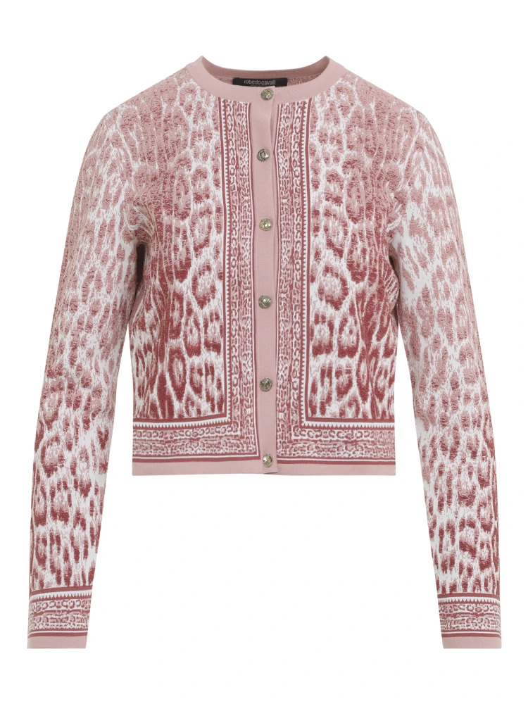 Roberto Cavalli Jaguar Print Cardigan alternative