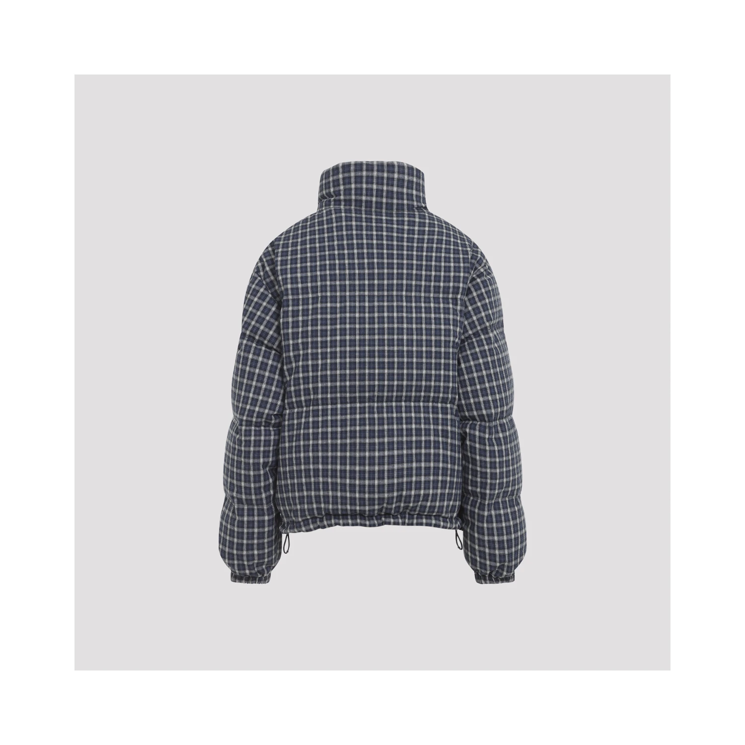 Miu MIu Reversible Checked Down Jacket