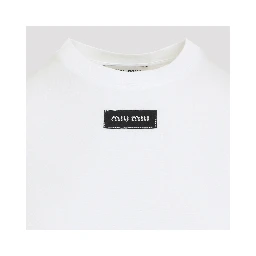 Miu Miu Logo Patch T-Shirt