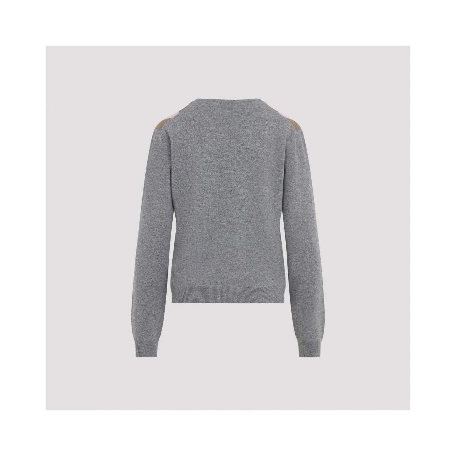 Prada Argyle V-Neck Sweater