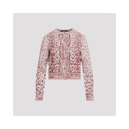 Roberto Cavalli Jaguar Print Cardigan