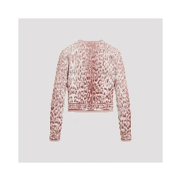 Roberto Cavalli Jaguar Print Cardigan