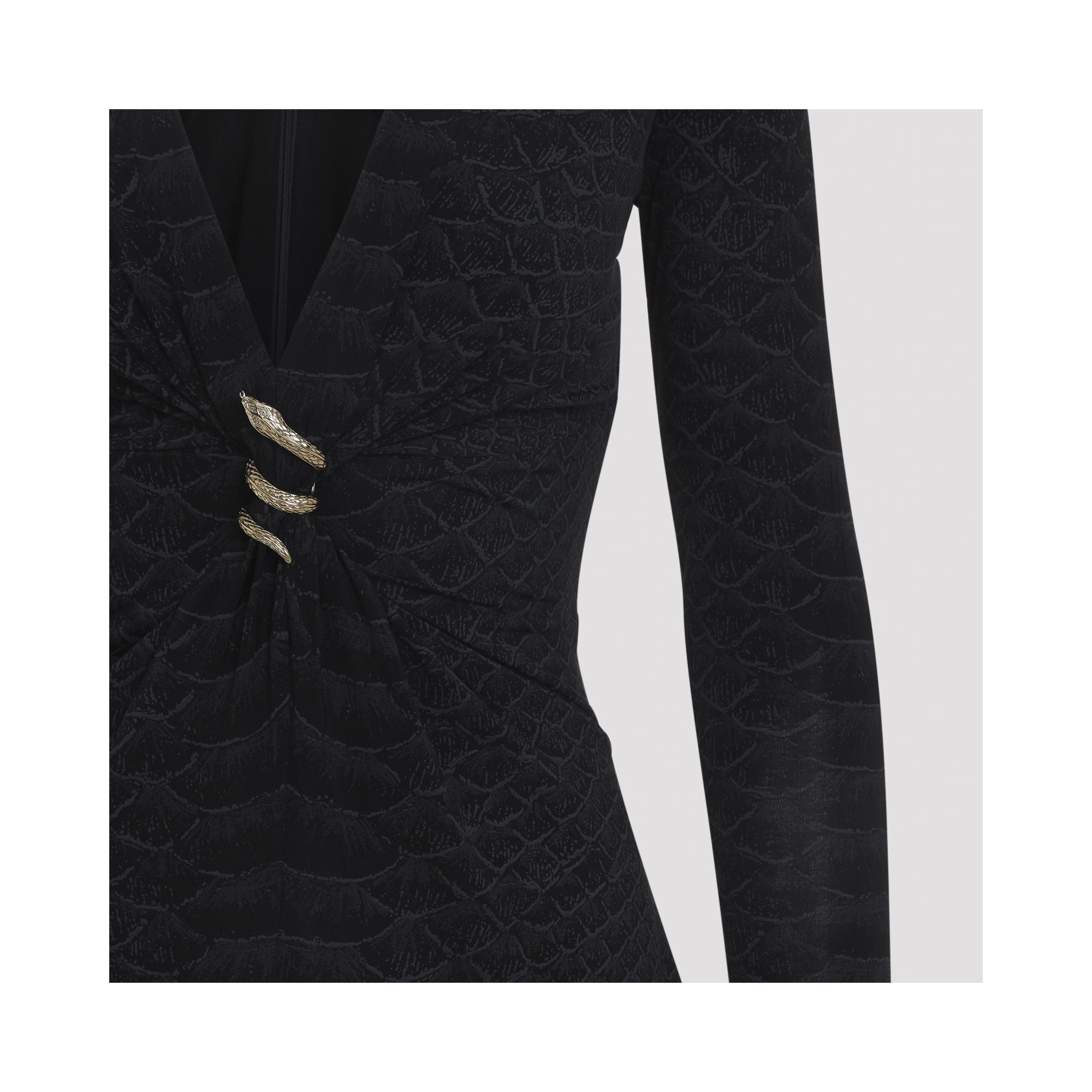 Roberto Cavalli Serpentine Mini Dress