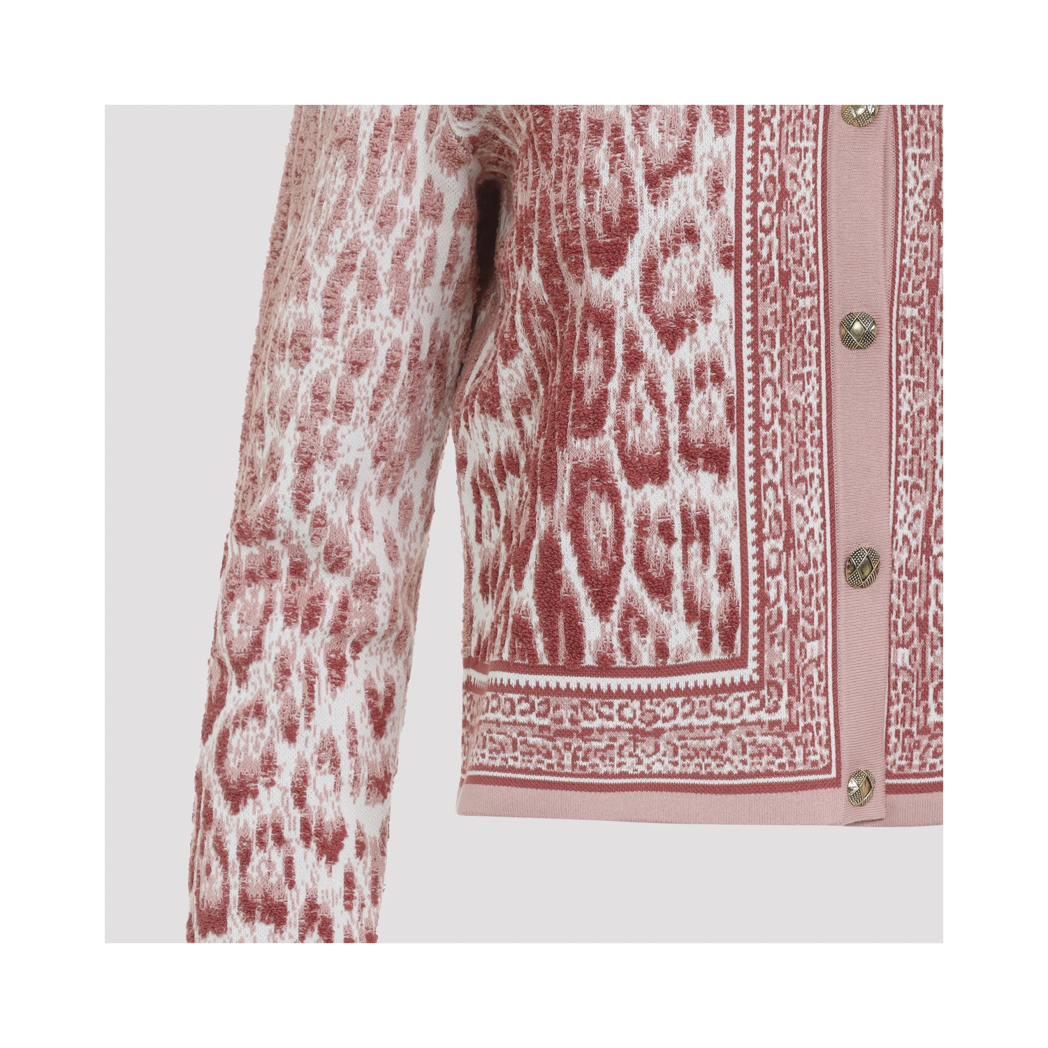 Roberto Cavalli Jaguar Print Cardigan