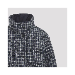 Miu MIu Reversible Checked Down Jacket