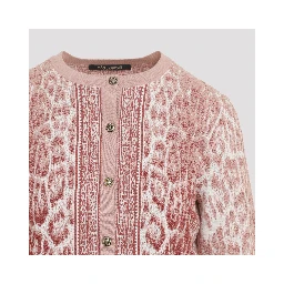 Roberto Cavalli Jaguar Print Cardigan