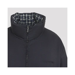 Miu MIu Reversible Checked Down Jacket