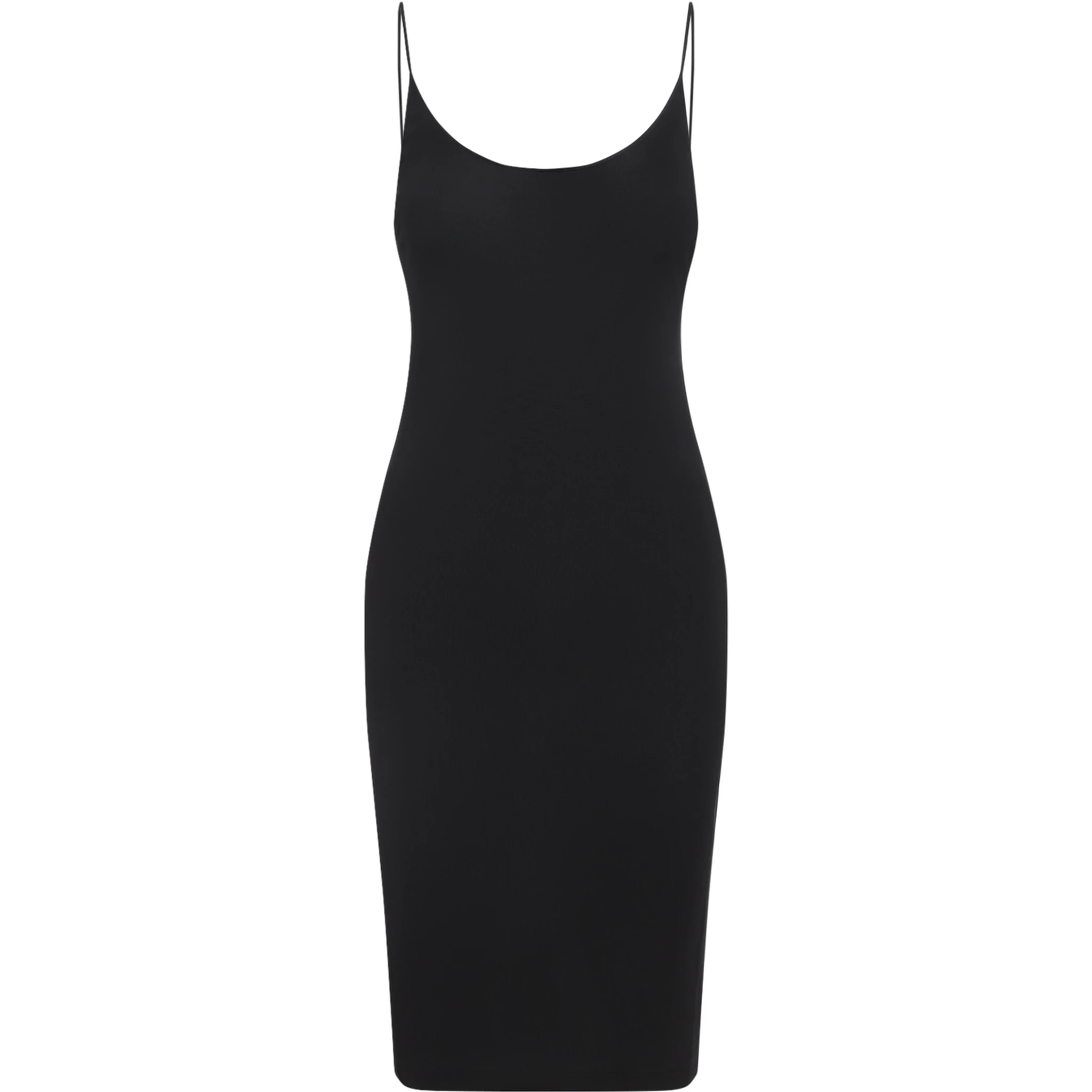 Saint Laurent Open-Back Cassandre Knit Dress