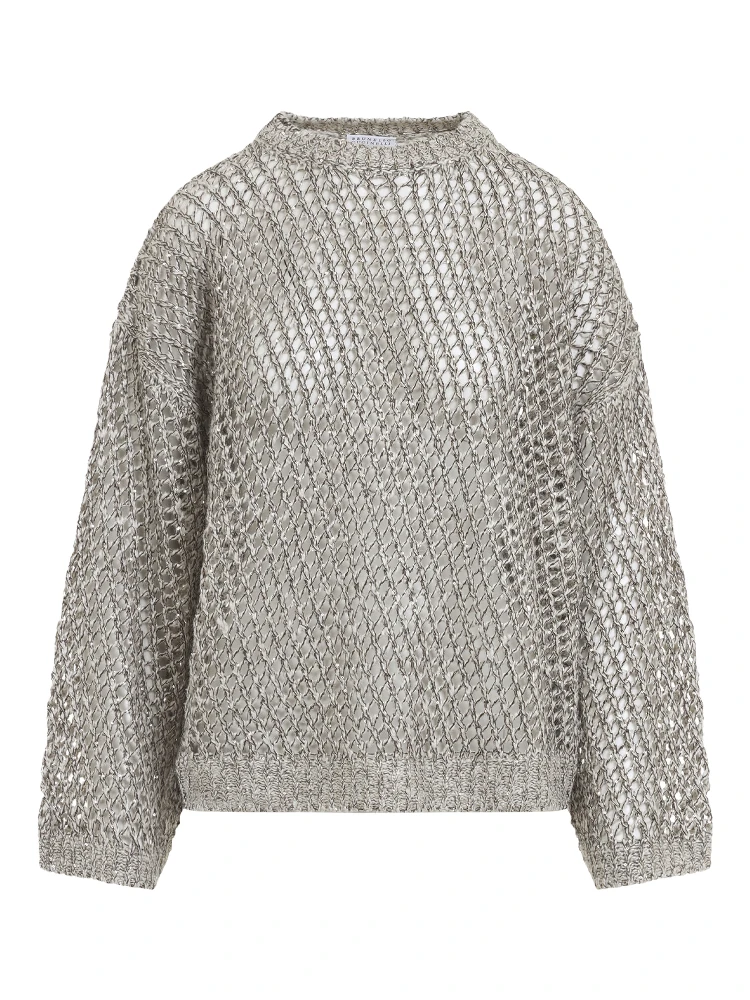 Brunello Cucinelli  Fish-Net Sweater alternative