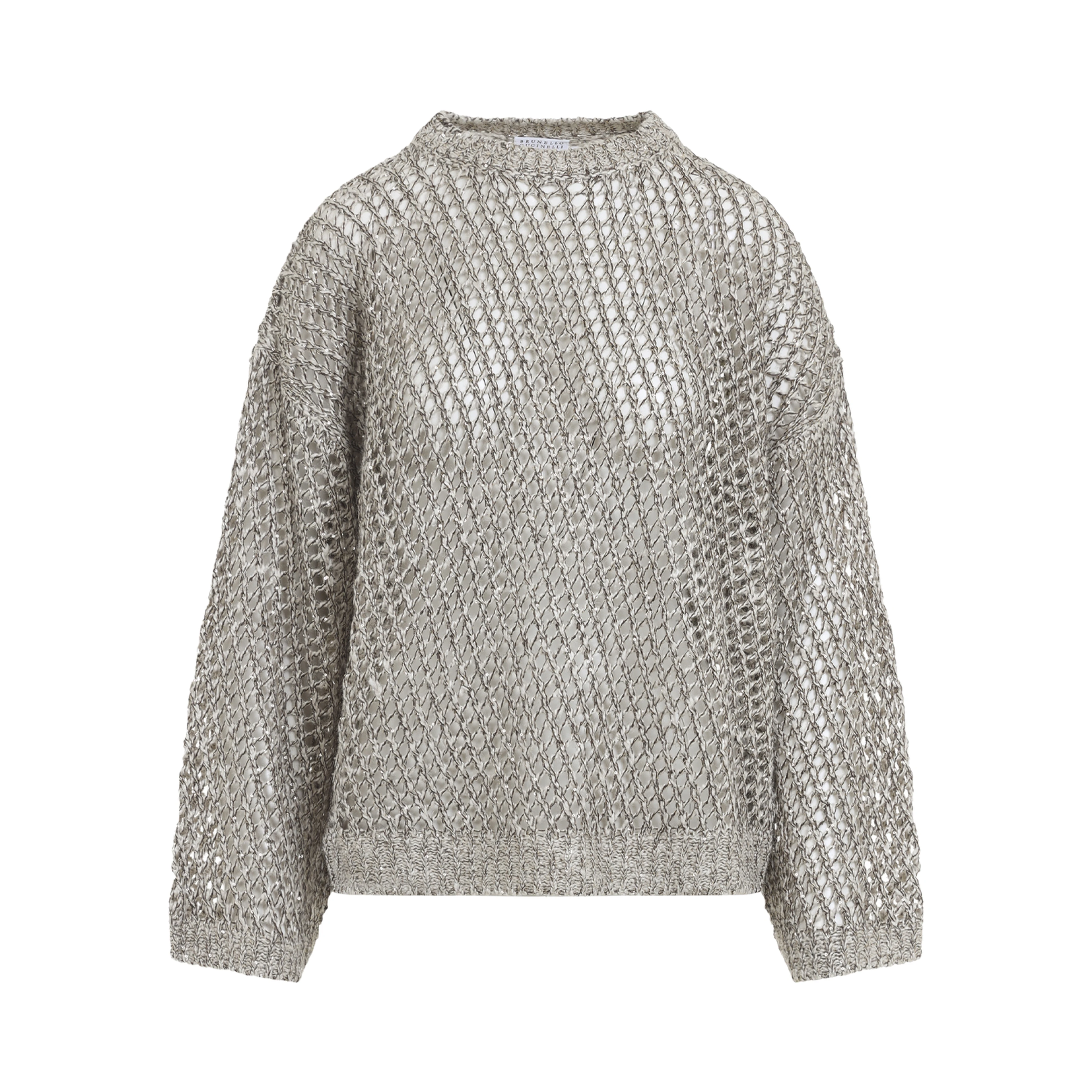 Brunello Cucinelli  Fish-Net Sweater