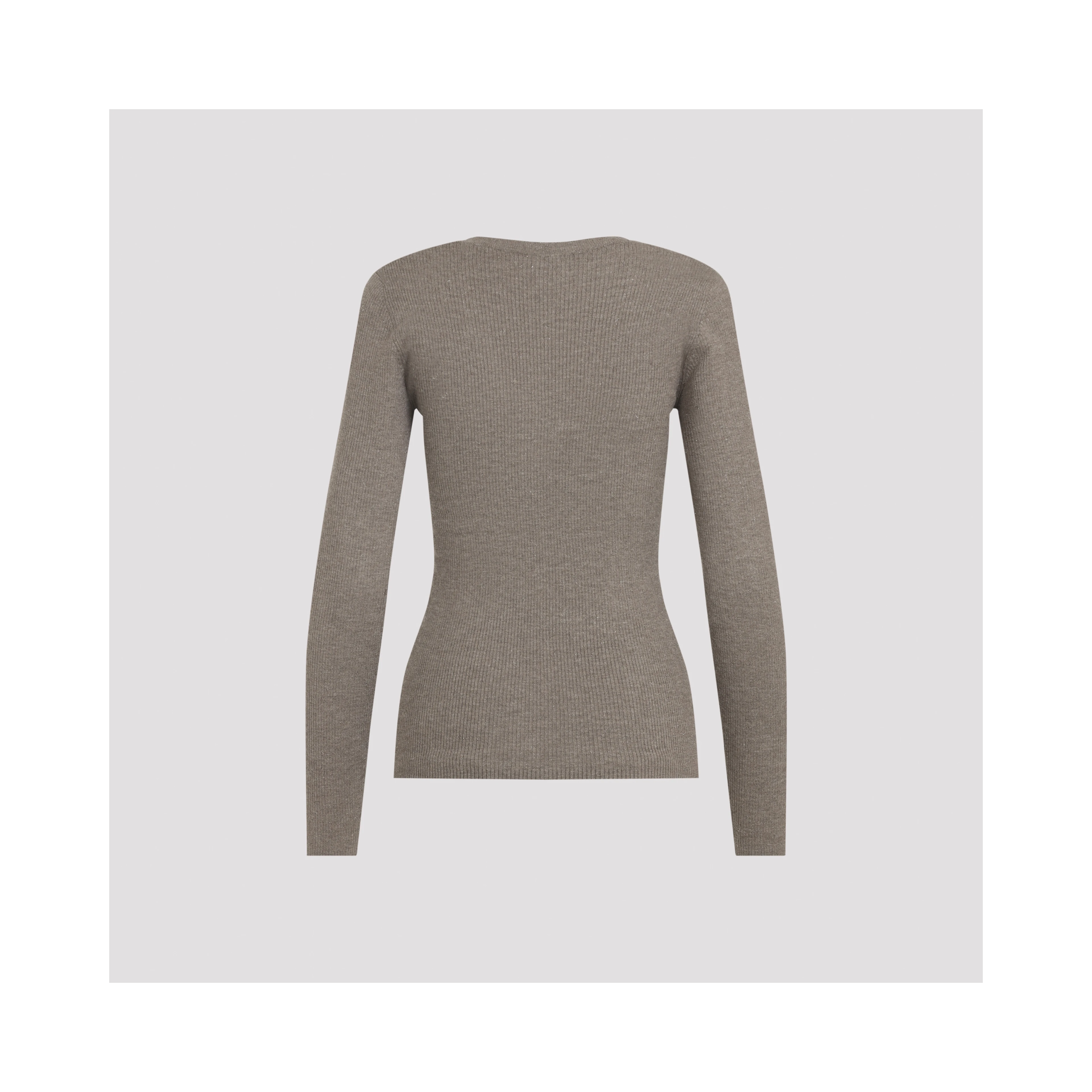 Brunello Cucinelli Ribbed V-Neck Sweater