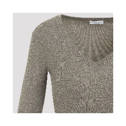Brunello Cucinelli Ribbed V-Neck Sweater