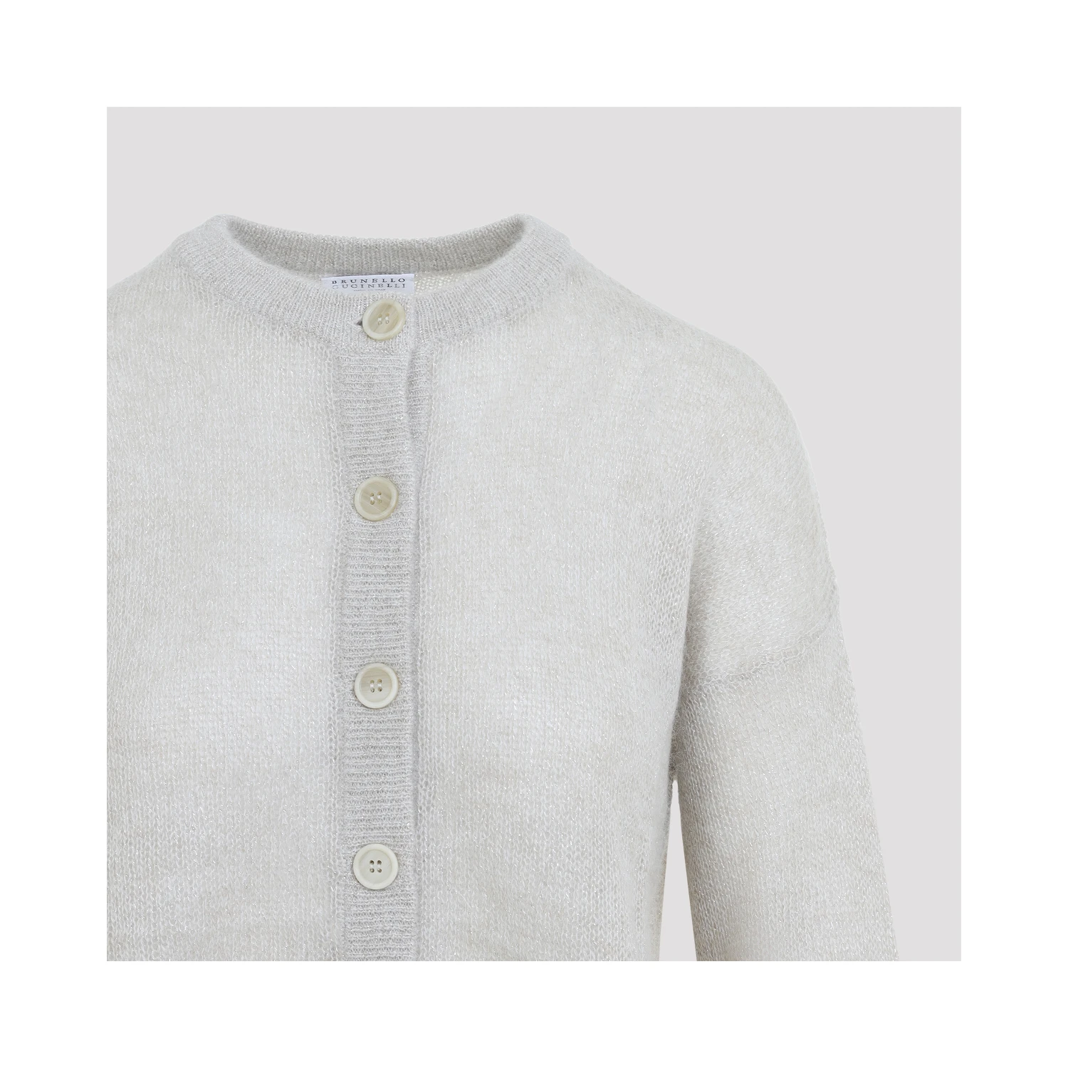 Brunello Cucinelli Shimmer Knit Cardigan