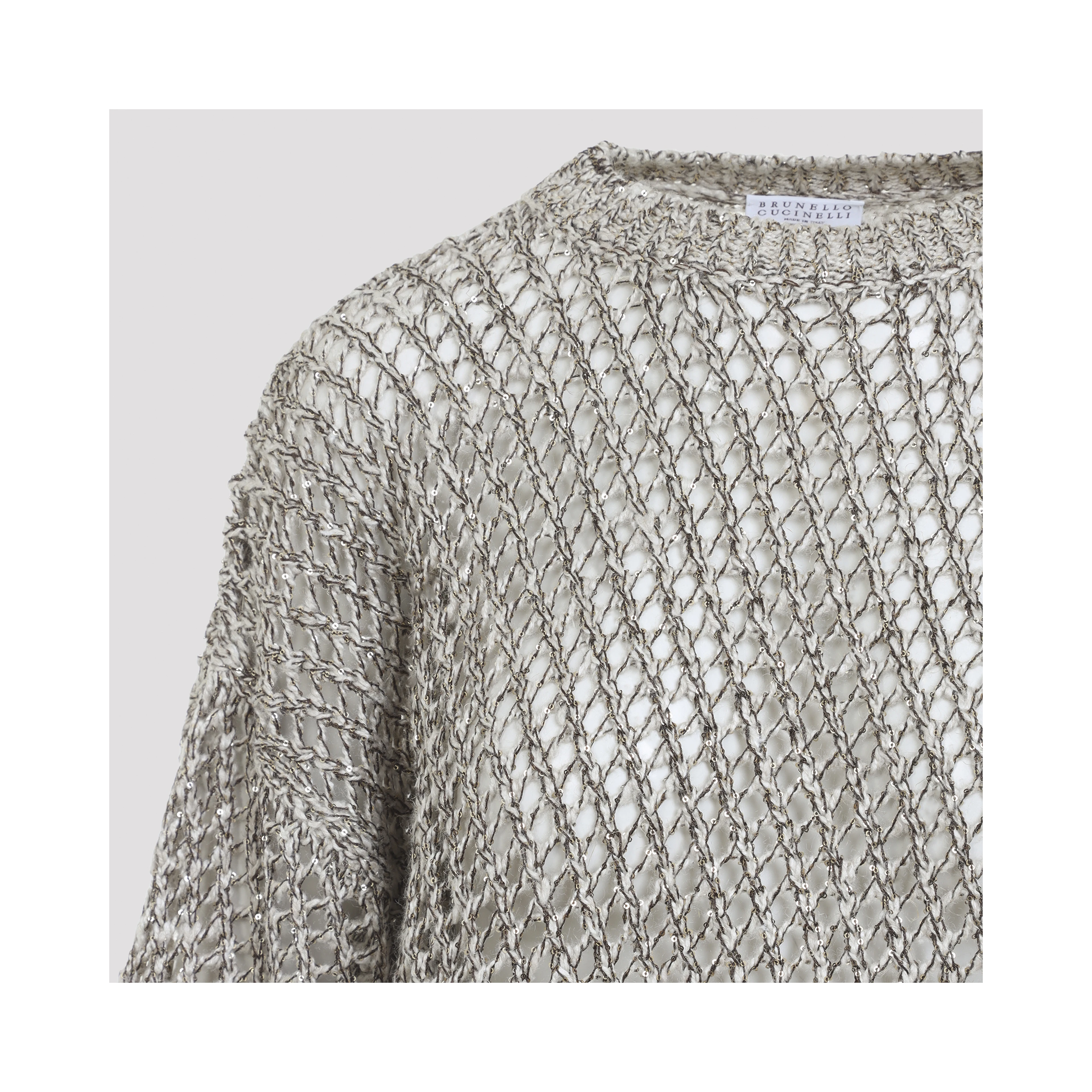 Brunello Cucinelli  Fish-Net Sweater