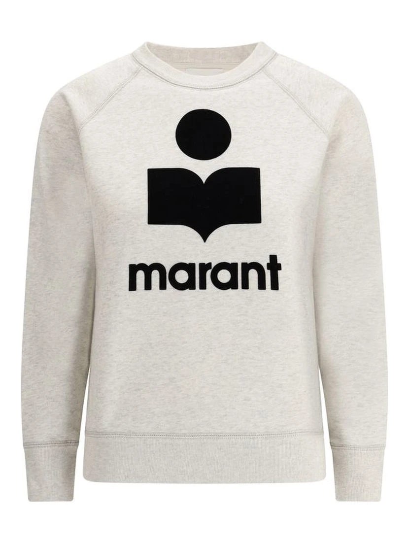 White Cotton Sweatshirt
