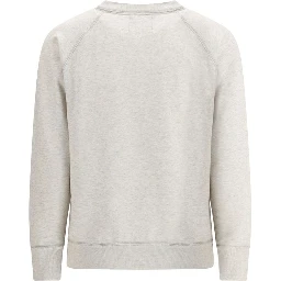 White Cotton Sweatshirt