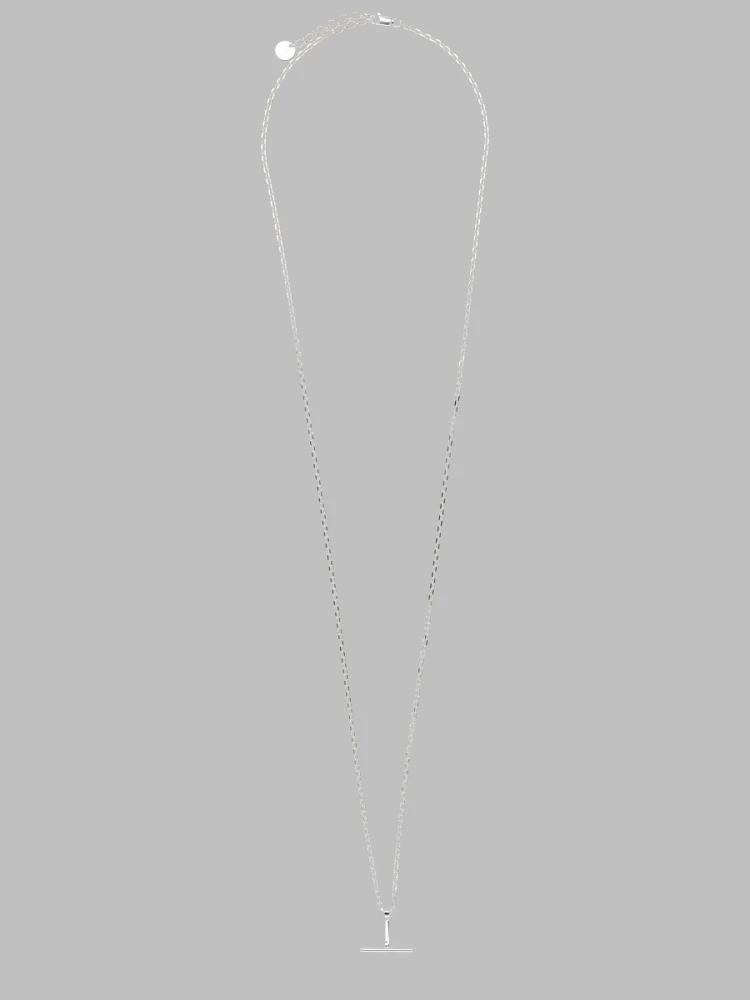 COLLANA A CIONDOLO A T IN ARGENTO alternative