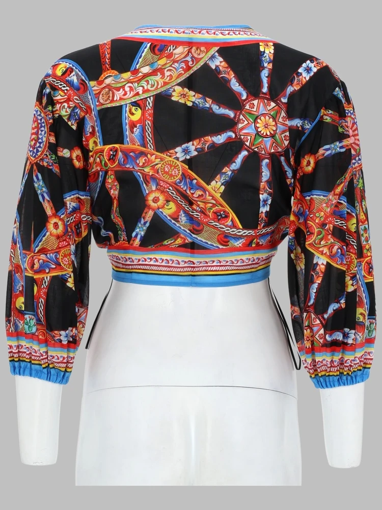 TOP IN BATISTA STAMPA CARRETTO alternative