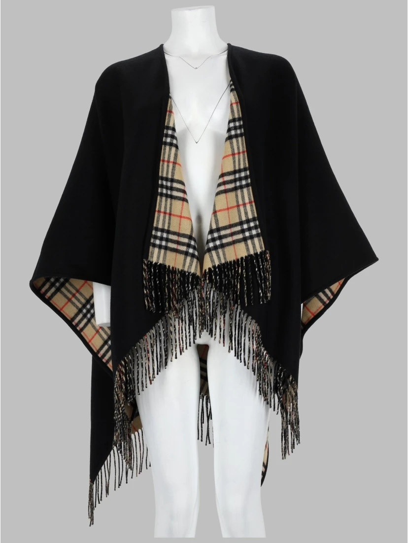 MANTELLA REVERSIBILE "CHECK"