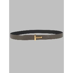 CINTURA "T ICON" IN PELLE FIORE