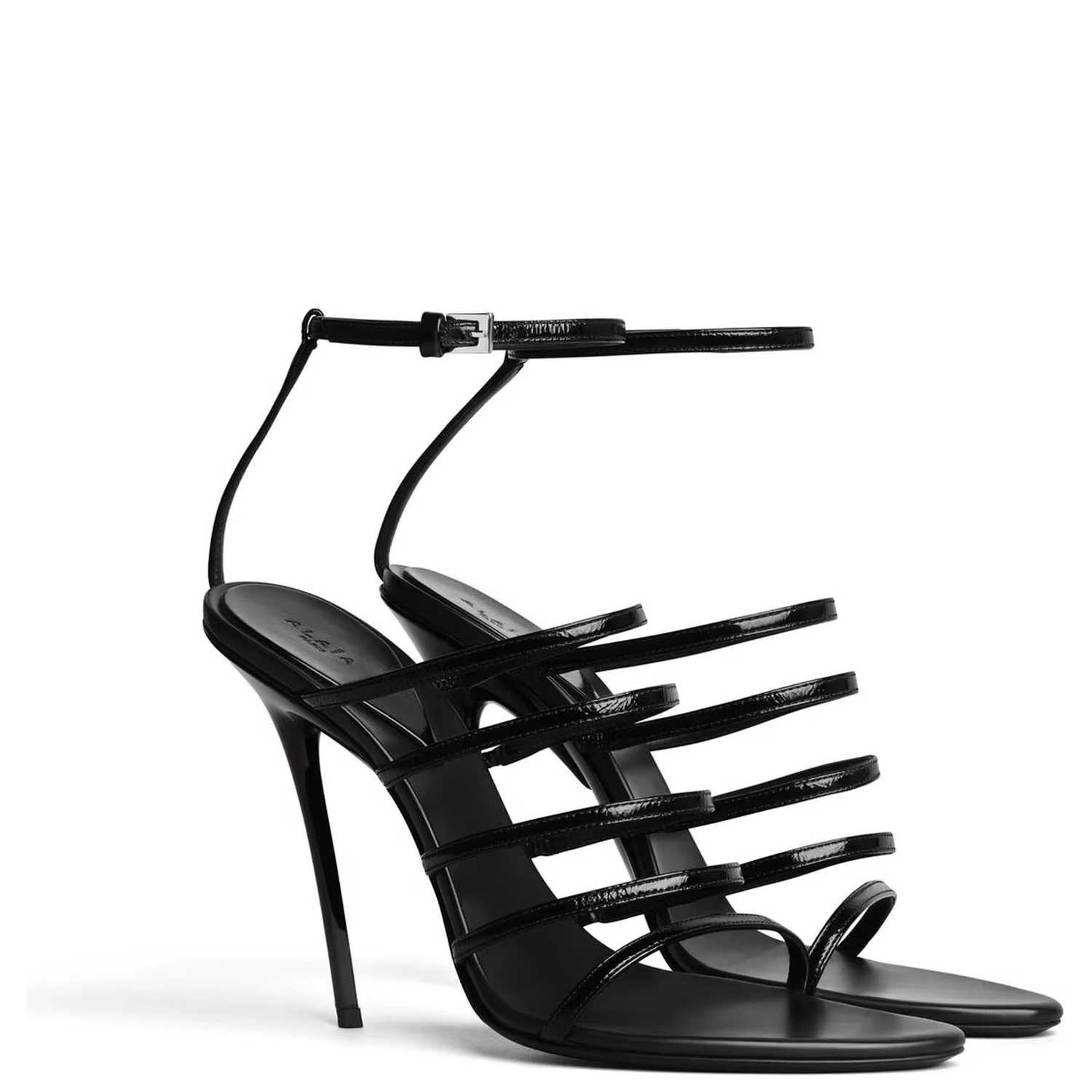 "Drop 110mm" heeled sandals