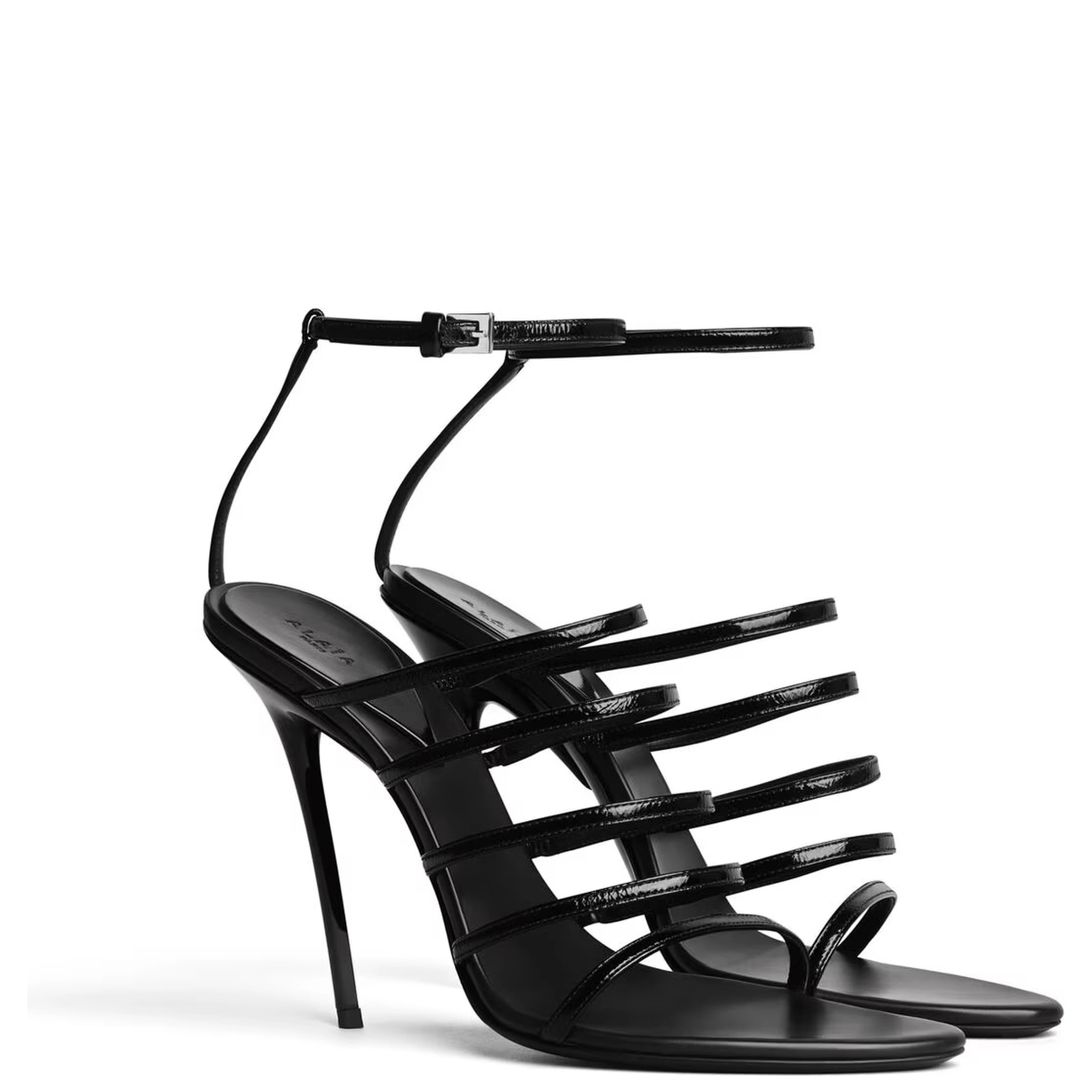 "Drop 110mm" heeled sandals