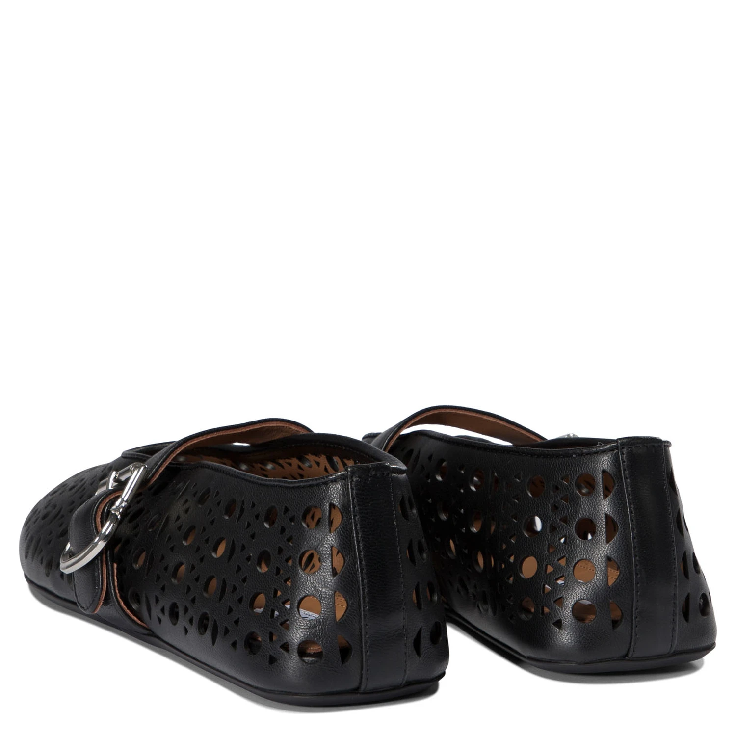 Leather ballets flat