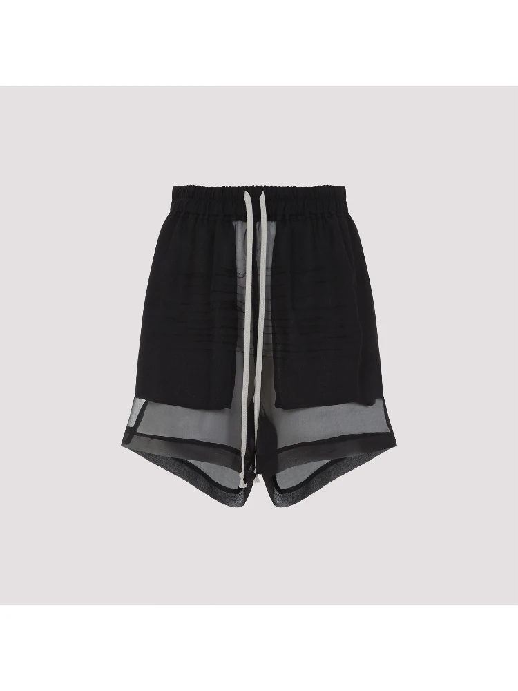 Rick Owens Silk Shorts