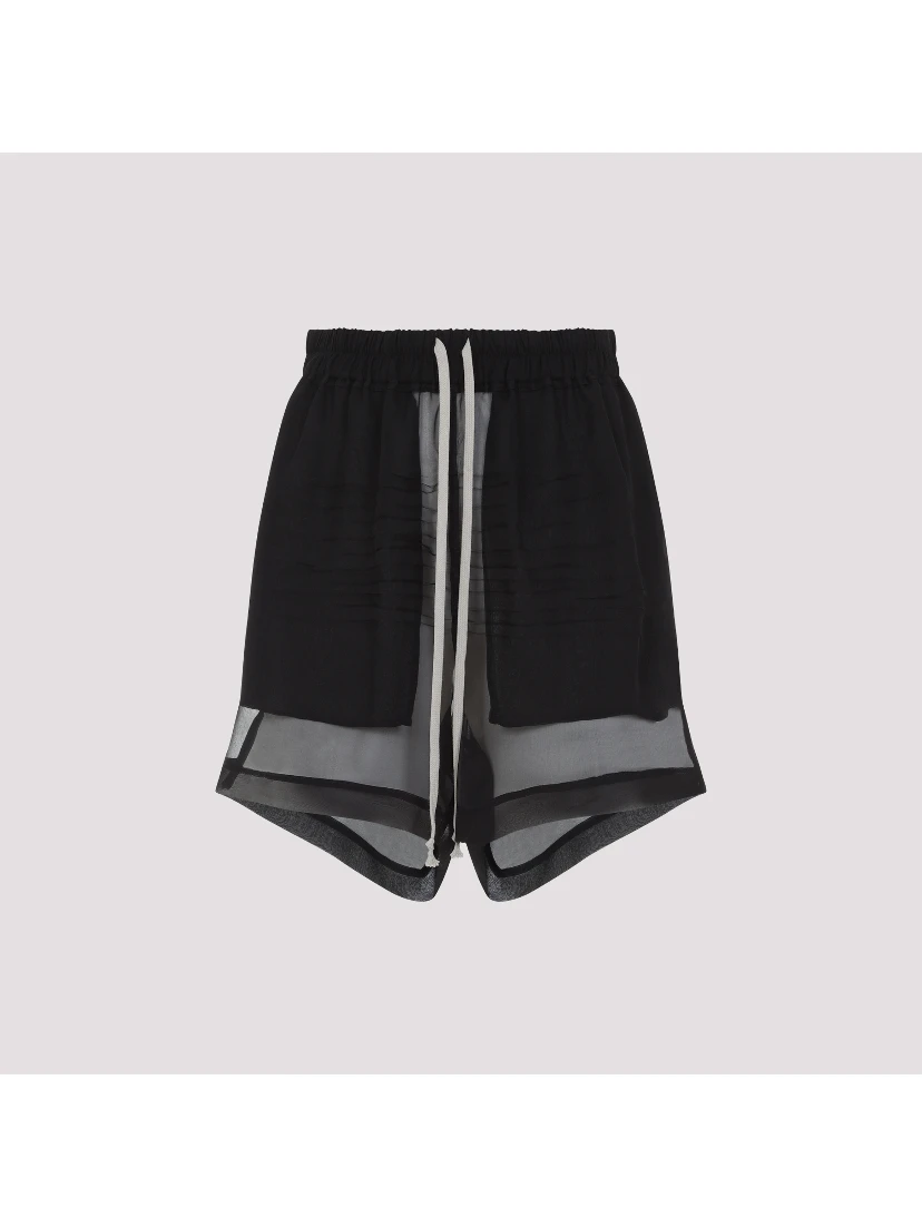 Rick Owens Silk Shorts