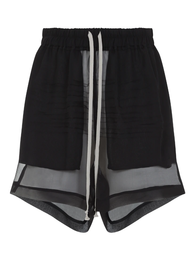 Rick Owens Silk Shorts